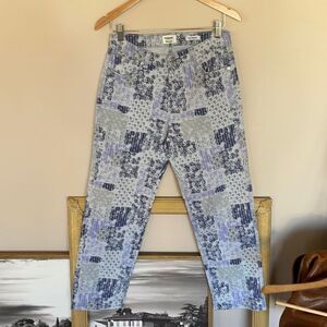 Kensie Vintage Luxe The Straight Size 6 Patchwork Indigo Jean